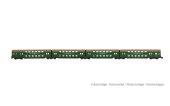 Arnold HN4472 - N - 4-tlg. Set Doppelstockwagen DBv, DR, Ep. IV
